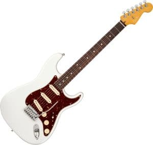 Guitare รฉlectrique - FENDER-AMERICAN-ULTRA-STRATOCASTER-RW-ARCTIC-PEARL