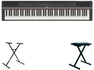 Starter Pack Piano Premium - Yamaha P-125 avec support et siège