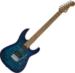Guitare รฉlectrique - CHARVEL-PRO-MOD-DK24-HH-2PT-CM-QM-CHLORINE-BURST