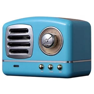 Enceinte-Bluetooh-Radio-Bleu