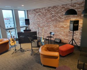 salle de musique en entreprise