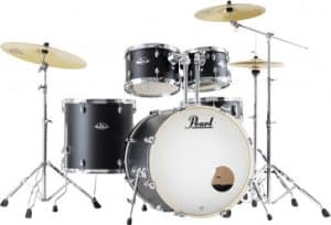 Batterie acoustique - PEARL EXPORT STAGE22 5FUTS SATIN SHADOW BLACK