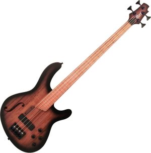basse fretless Cort - B4 PIEZO FRETLESS Black Burst